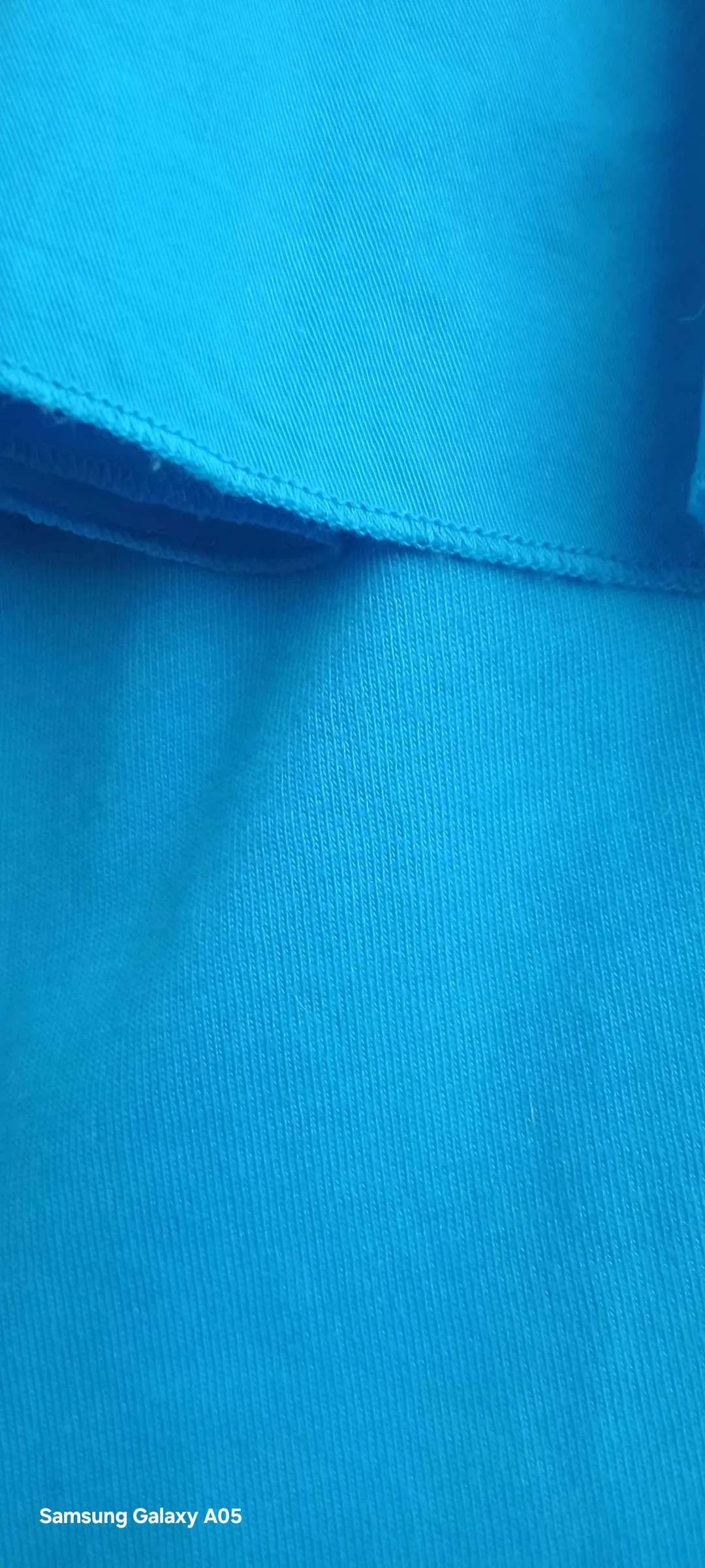 Top cropped azul raro - 100% algodão, com babados – photo 5